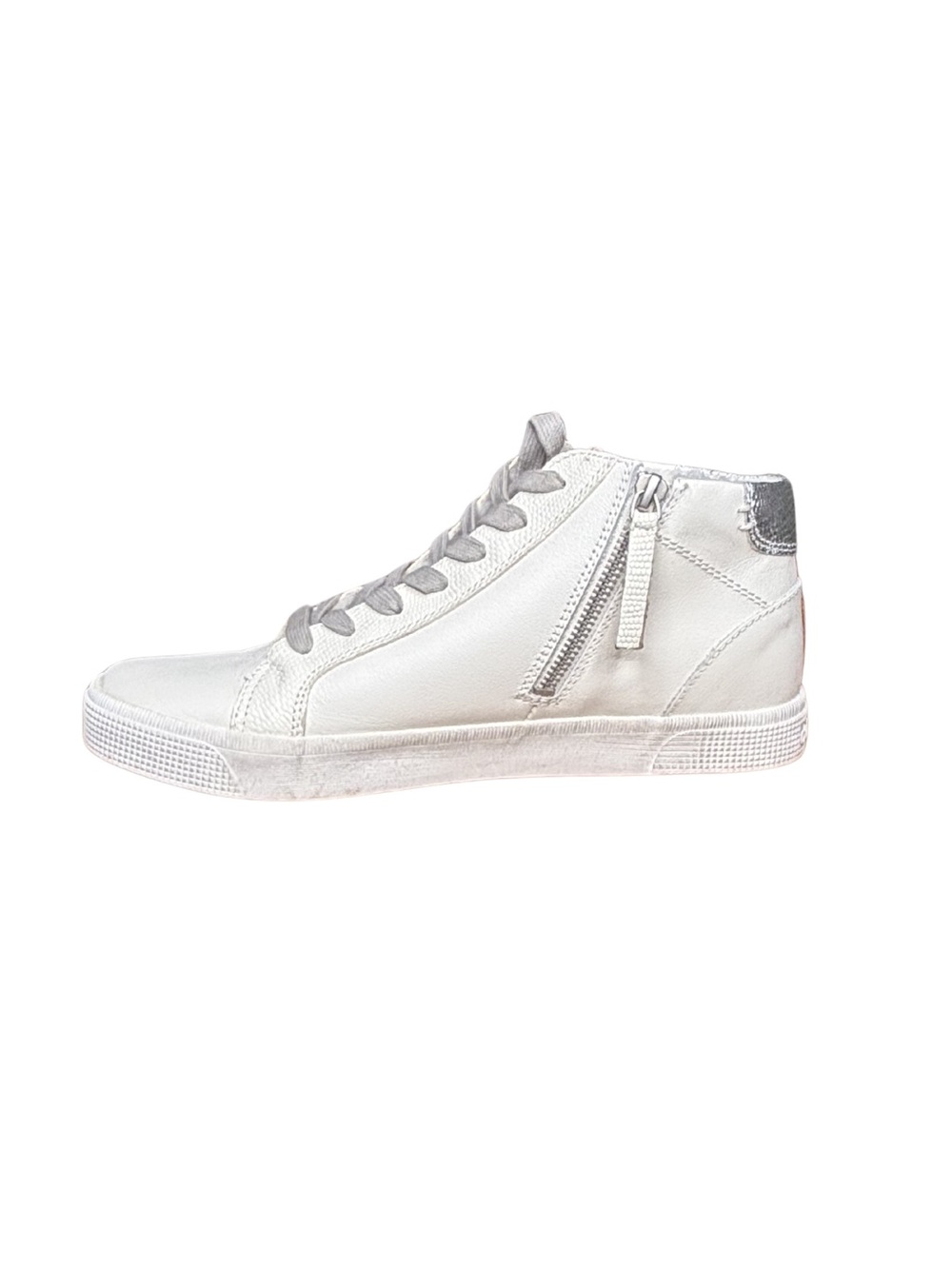 Dolce Vita White Leather Cheetah Print - Picture 2 of 5